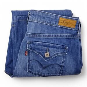 LEVI'S Jeans Slight Curve Classic Boot Cut Patch Pocket 2011 - Size 10M /30